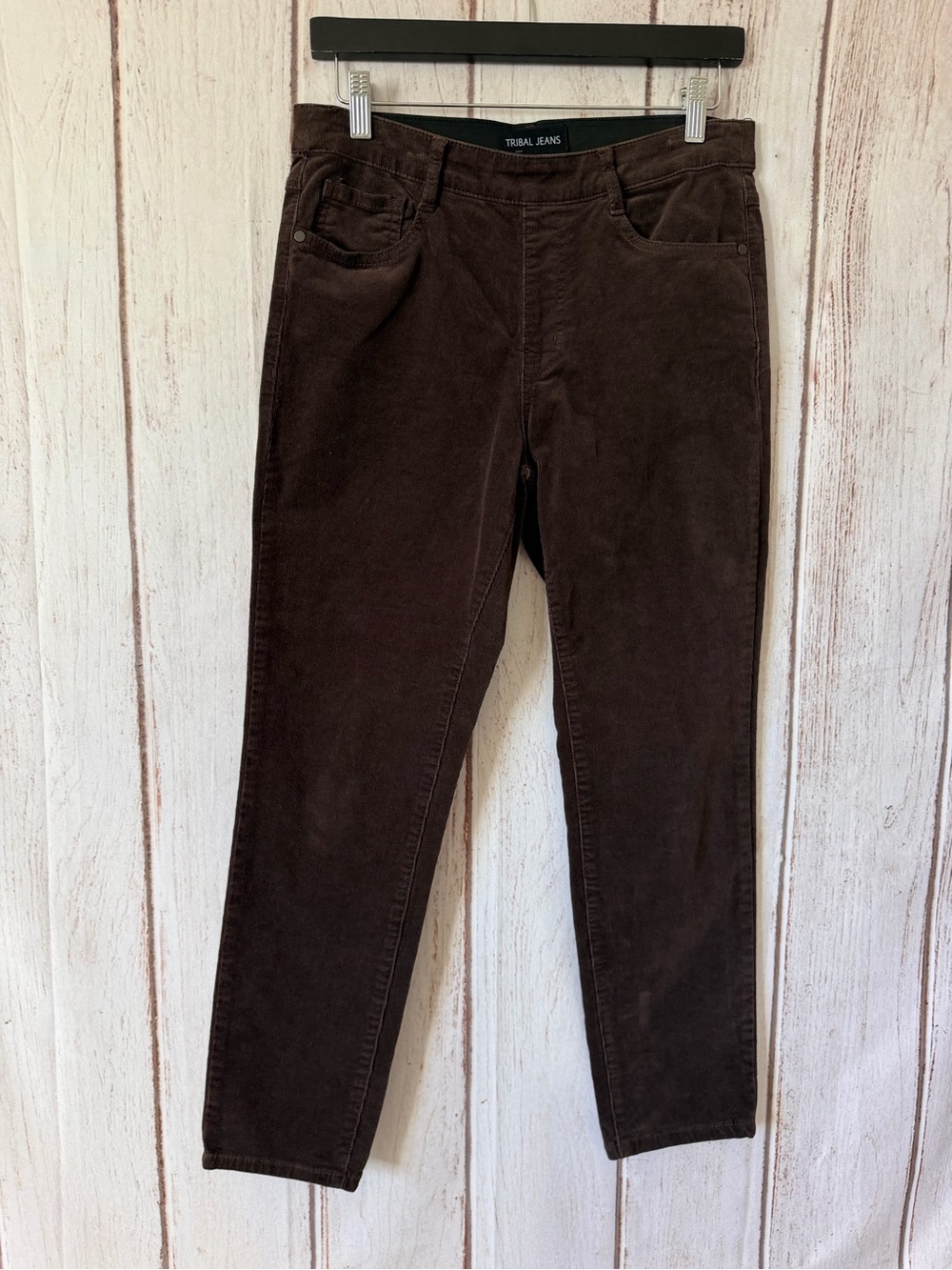 Tribal Jeans Corduroy Pants Size 6 Brown 55800-4989